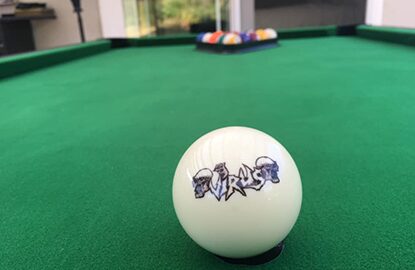 VIRUS Pool Ball Logo