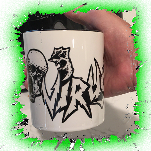 VIRUS UK Thrash Logo Coffee Mug